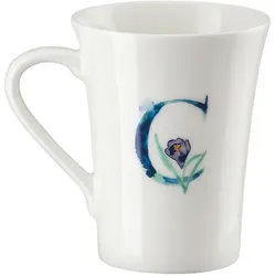 Hutschenreuther Becher mit Henkel Flower Alphabet C-Crocus