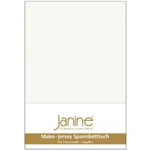 JANINE 5007 Mako-Feinjersey 180 x 200 - 200 x 200 cm ecru