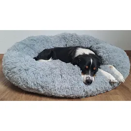Nobby Kuschelbett Donut Classic ESLA grau; D x H: Ø 90 x 29 cm