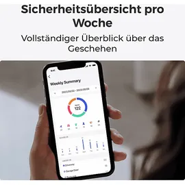Reolink Hub1 mit 2 Argus Series B350 + Solar Panel 4K 8MP Akku Kamerasystem WLAN Outdoor, Überwachungskamera