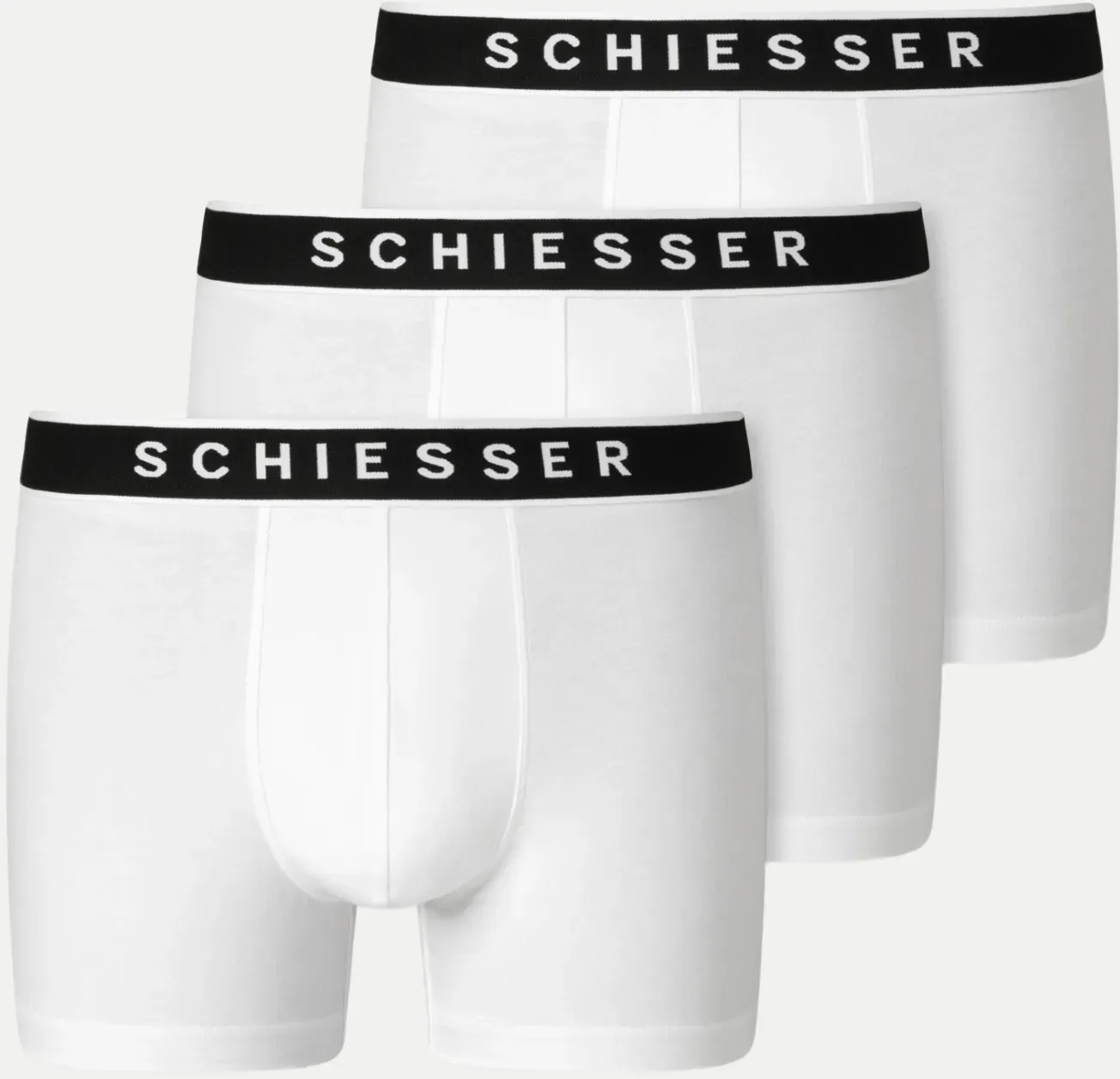 3PACK Shorts Weiß XXL