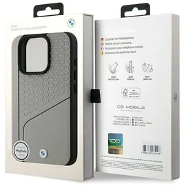 CG Mobile iPhone 16 Pro Hardcase Leder grau