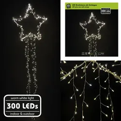 NOOR living LED-Stern, netz, silberfarben