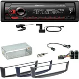 Pioneer MVH-S420DAB Bluetooth WAV DAB+ AUX Autoradio Einbauset Smart ForTwo 450