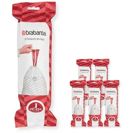 Brabantia Müllsäcke Größe J 20-25 Liter 120 Stück)