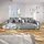 Livora Big-Sofa Polyester 3-Sitzer Grau