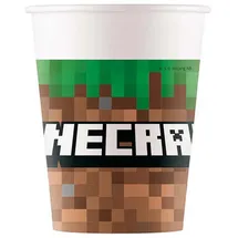 Procos Pappbecher 0,2 l Minecraft 8 St.