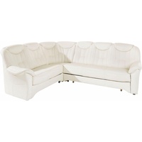 exxpo - sofa fashion Ecksofa »Isabel, L-Form«, mit Federkern, wahlweise mit Bettfunktion und Bettkasten, weiß