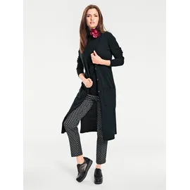 Heine Long-Strickjacke Schwarz 40