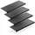 BigDean Stufenmatte 75 x 25 cm Schwarz