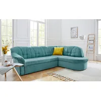 DOMO collection Ecksofa »Pegnitz, elegante Rückensteppung, zeitlose Formensprache, L-Form«, wahlweise mit Bettfunktion
