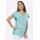 Classic Basics Kurzarmshirt CLASSIC BASICS "Kurzarm-Shirt", Damen, Gr. 56, grün (mint, salbei), 100% Baumwolle, gemustert, mehrfarbig, Rundhals, Shirts