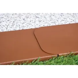 Bellissa Rasenkante Corten für Mähroboter 2er-Set, Braun