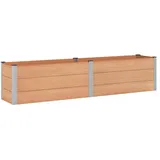 vidaXL Hochbeet 250 x 50 x 54 cm Braun