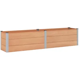 vidaXL Hochbeet 250 x 50 x 54 cm Braun