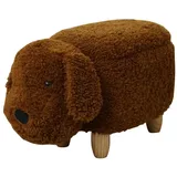 Svita Tierhocker Stauraum Kinderhocker Sitzhocker Kinderzimmer Pudel