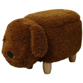 Svita Tierhocker Stauraum Kinderhocker Sitzhocker Kinderzimmer Pudel