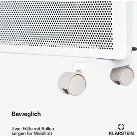 Klarstein Hot Spot Slimcurve Double Wave 2-in-1 1000 W weiß