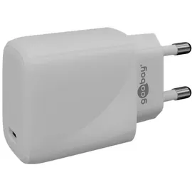 goobay 65406 USB-C PD Schnellladegerät 20 W) Weiß