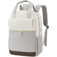 Luxuskollektion Rucksack 17 Zoll Laptop hellgrau