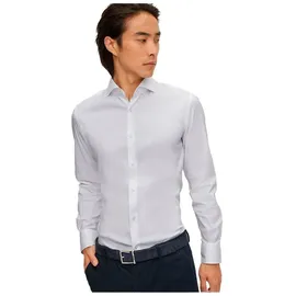 Boss P Hank Spread C1 222 Langarmhemd White 41 Regular