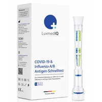 LuxmedIQ Covid-19 & Influenza A/B Antigen Schnelltest - Nasalabstrich Corona Grippe 5 St