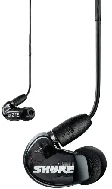 Shure SE215 Schwarz – Professionelle In-Ear Isolating Kopfhörer