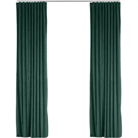 OTTO home Velvet Uni Multifunktionsband 140 x 245 cm dunkelgrün 2 St.