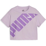 Puma Puma, Unisex, Sportshirt, POWER Short Length Tee G (152), Violett, 152