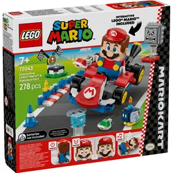 LEGO Super Mario 72043 Mario Kart – Interaktiver LEGO Mario & Standard-Kart