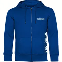 Multifanshop Kapuzen Sweatshirt Jacke - Karlsruhe - Brust &