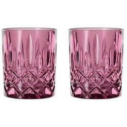 Nachtmann Whiskyglas Noblesse Vintage Whiskybecher 295 ml 2er Set, Glas lila