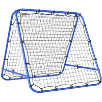 Homcom Baseball Rebounder faltbar blau