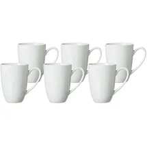 Ritzenhoff & Breker Latte Macchiato Tasse 0,33 l Weiß 6 St.