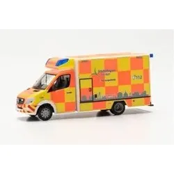 HERPA 097284 1:87 Mercedes-Benz Sprinter `13 Fahrtec RTW „Städteregion Aachen“