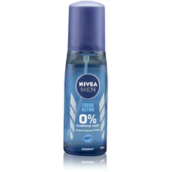 Nivea Men Deo Zerstäuber Fresh Active mit 0% Aluminium 48h Frische (75ml)