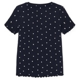 TOM TAILOR Mädchen Kinder T-Shirt mit Muster 1035165, Blau, 92-98