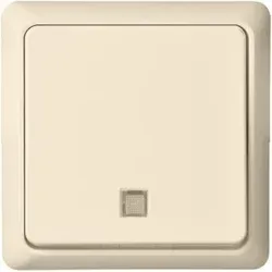 Elso 241610 Universalschalter beleuchtet 10A RENOVIERUNG komplett Steckklemme perlweiß