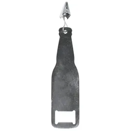 Esschert Design 4 Tischgewichte mit Flaschenöffner aus Edelstahl