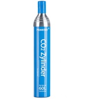 Homewit CO2 Zylinder | erstbefüllt in Deutschland | 425 g Kohlensäure für 60 Liter | geeignet für SodaStream(z.B. SodaStream Crystal, Easy, Power & Cool) Wassersprudler usw. Keine Schnelle Einheit