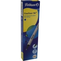 Pelikan 943167 Fineliner Fein (Silber, 10 Stück in Schachtel
