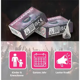 pyroheld 2500x Knallerbsen - Jugendfeuerwerk für Silvester - Knallteufeln