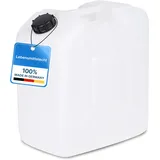 Hessentaler Container Wasserkanister 12L lebensmittelecht – Stabil & stapelbar – BPA-frei & geruchsneutral – mit Tragegriff – Rechteckig & platzsparend – Made in Germany
