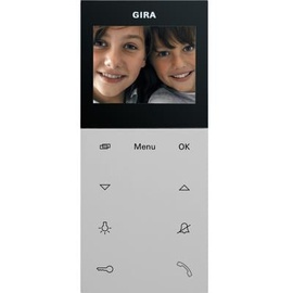 Gira Wohnungsstation Video AP Plus 1239015 System 55 grau matt