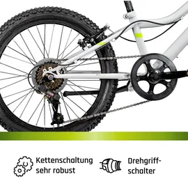 Galano GA20 20" RH 26 cm grau/grün 7-Gang V-Brakes