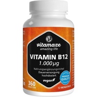 Vitamaze Vitamin B12 1000 μg hochdosiert vegan Tabletten 360 St
