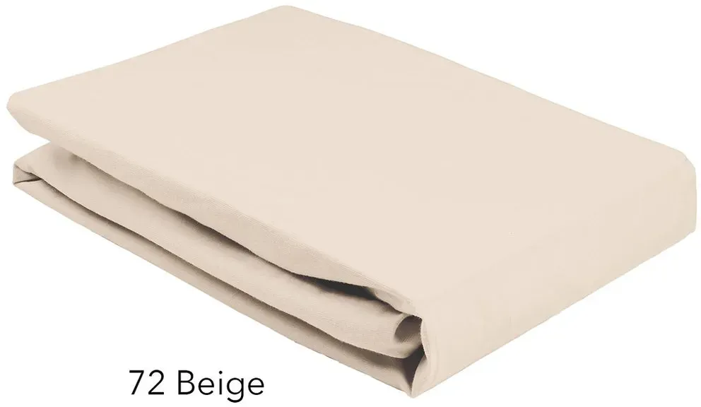 Elegante Boxspring Spannbettlaken - 100x200cm	72 beige