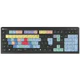 Logickeyboard Cubase/Nuendo Astra 2 Kabelgebunden Tastatur Deutsch, Schwarz