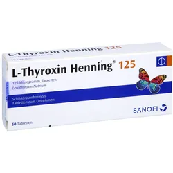 L-thyroxin 125 Henning Tabletten 50 St