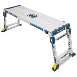 WERNER 79023 Verstellbare Pro Arbeitsbühne Work & Access, Silber, Einheitsgröße - Silber